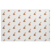 Wenig gekämmtes Baumwollgewebe roten Fox wild Stoff (Fat Quarter (45,7 x 55,9 cm))