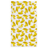 Wenig Gelb-Gummi duckt Geschenk-Tasche Kleine Geschenktüte (Rückseite)