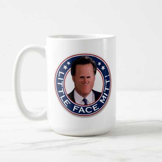 Wenig Gesichts-Mitt! Tasse (Links)
