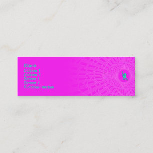 Wenig Gitarren-Mann - dünn Mini Visitenkarte