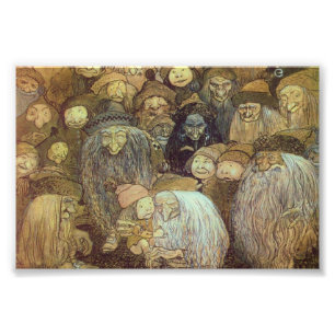 Wenig Gnome-Junge Fotodruck