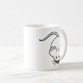 Wenig grafische Maus Kaffeetasse (VorderseiteRechts)
