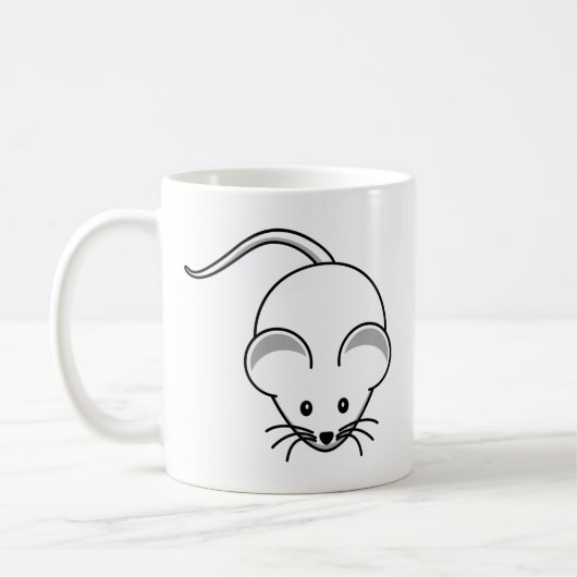 Wenig grafische Maus Kaffeetasse (Links)