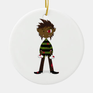 Wenig Halloweenwerewolf-Verzierung Keramik Ornament