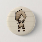 Wenig Handherz Button (Vorderseite)