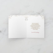 Wenig Häschen-Babyparty danken Ihnen Dankeskarte (Innenseite)