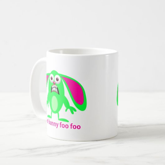 Wenig Häschen Foo Foo Kaffeetasse (Vorderseite Links)