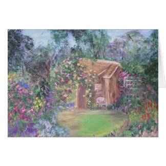 Wenig Haus am Ende des Weges