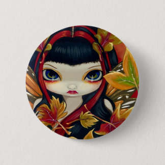 "Wenig Herbst verlässt" Knopf Button