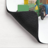 wenig hölzerner Zug Mousepad (Ecke)