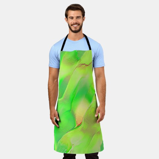 Wenig in alten Kalkgrün geschnitzt? Schürze (Getragen)