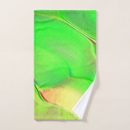 Wenig in gelblich und lebhaft grün geschnitzt badhandtuch set (Handtuch)