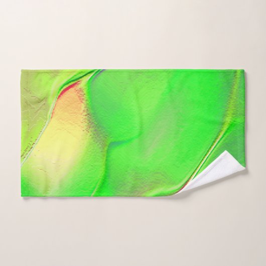 Wenig in gelblich und lebhaft grün geschnitzt badhandtuch set (Handtuch)