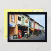 Wenig Indien, Singapur Postkarte (Vorne/Hinten)