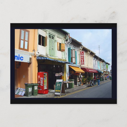 Wenig Indien, Singapur Postkarte (Vorderseite)