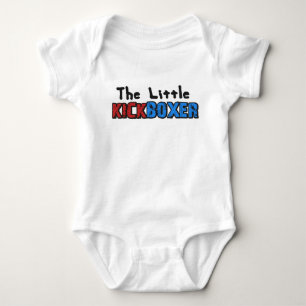 Wenig kickboxer Baby Strampler