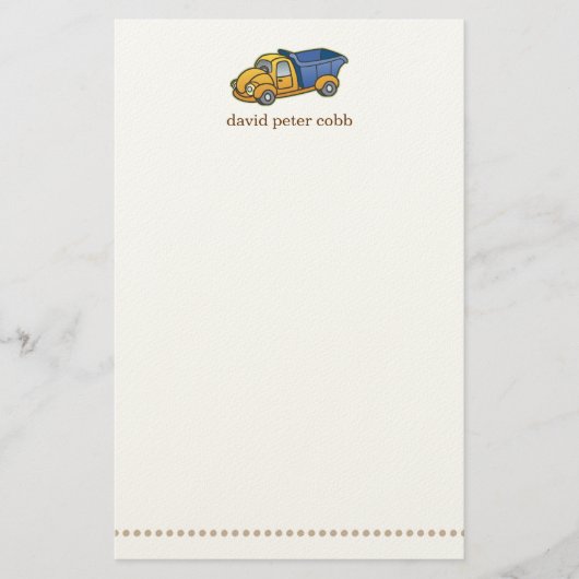 Wenig Kipper-Briefpapier Briefpapier (Vorderseite)