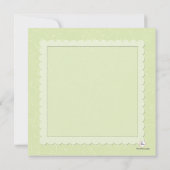 Wenig Kürbis-Einladung Einladung (Rückseite)