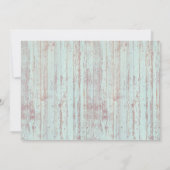 Wenig Kürbis-Fall-rustikaler 1. Geburtstag Einladung (Rückseite)