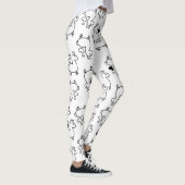 Wenig Lama-Silhouette-Verrücktheit Leggings (Rechts)