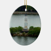 Wenig Leuchtturm Keramik Ornament (Rechts)