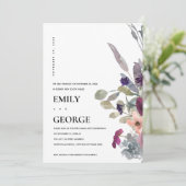 WENIG LILA LILAC-FLÜSSE GEBEN WIR DIE KNOCHENEINLA DANKESKARTE (Stehend Vorderseite)