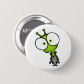 Wenig Marsmensch Button (Vorne & Hinten)