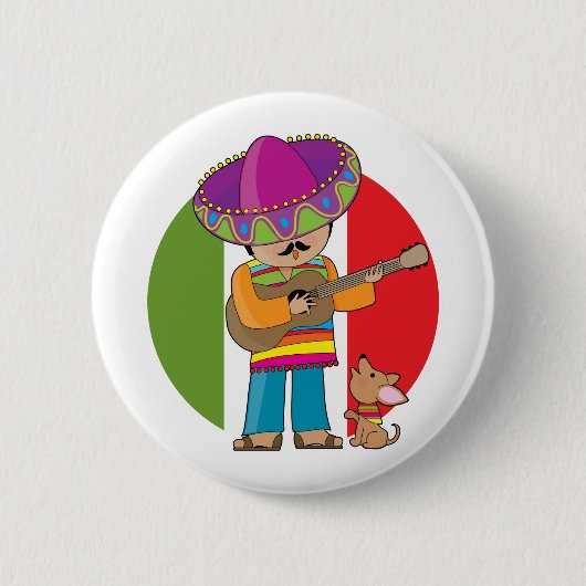 Wenig Mexiko Button (Vorderseite)