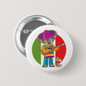 Wenig Mexiko Button (Vorne & Hinten)