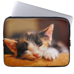Wenig Miezekatze-Schlafen Laptopschutzhülle