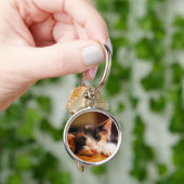 Wenig Miezekatze-Schlafen Schlüsselanhänger (Hand)