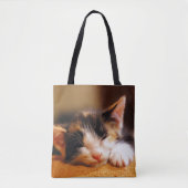 Wenig Miezekatze-Schlafen Tasche (Vorderseite)