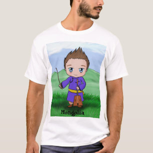 Wenig morin khuur Spieler T-Shirt