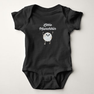 Wenig Munchkin lustiger Krapfen-Säugling Baby Strampler
