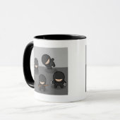 Wenig Ninja Kaffee-Tasse Tasse (Vorderseite Links)