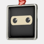 Wenig Ninja Ornament Aus Metall (Links)