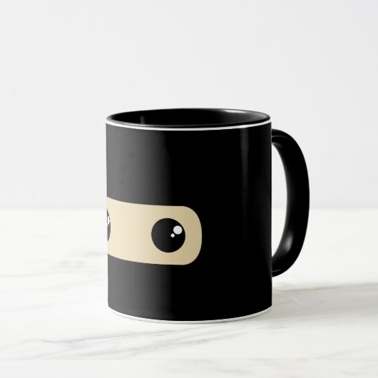 Wenig Ninja Tasse (VorderseiteRechts)