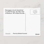 Wenig Norwegen Postkarte (Rückseite)