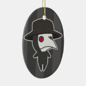 Wenig Pest-Doktor Keramik Ornament (Rechts)