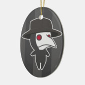 Wenig Pest-Doktor Keramik Ornament (Links)