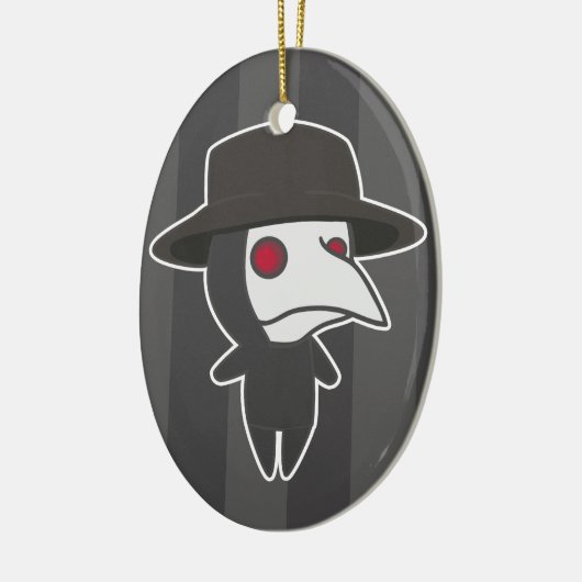 Wenig Pest-Doktor Keramik Ornament (Links)