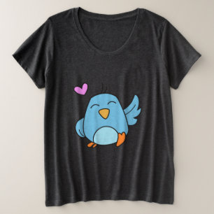 Wenig Piepmatz Große Größe T-Shirt
