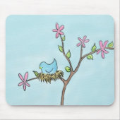Wenig Piepmatz Mousepad (Vorne)