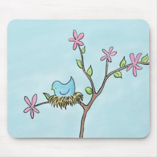 Wenig Piepmatz Mousepad (Vorne)