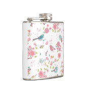 Wenig Piepmatz-Rosa und blaues wunderliches Girly Flachmann (Rechts)