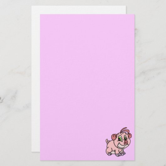 Wenig Piggie Briefpapier (Vorne/Hinten)