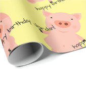 Wenig Piggies ganz vorbei Geschenkpapier (Rolleneckpunkt)