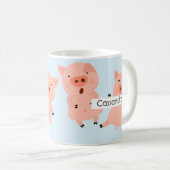 Wenig Piggies überall Kaffeetasse (VorderseiteRechts)