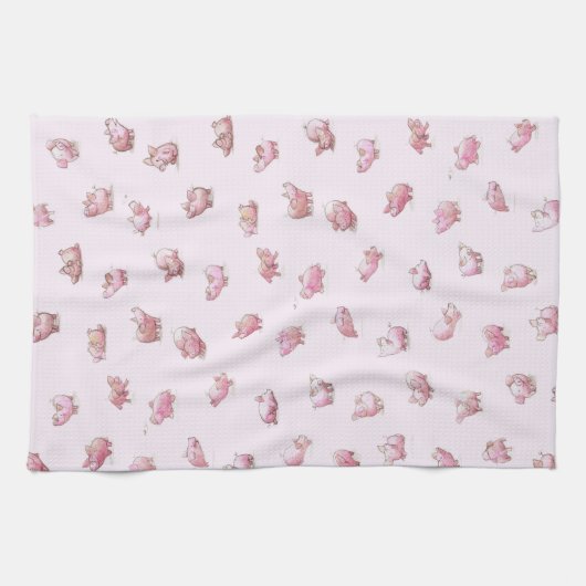 Wenig Piggy Geschirrtuch (Horizontal)