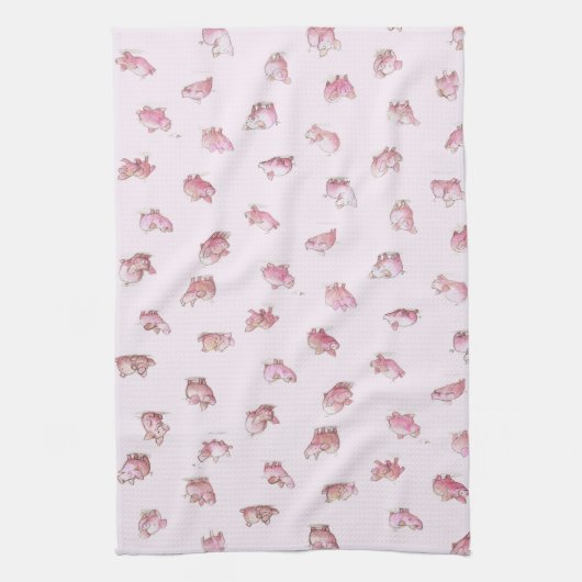 Wenig Piggy Geschirrtuch (Vertikal)